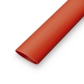 Трубка термоусадочная с клеевым слоем RUICHI ТУТ, 20/7 мм, усадка 3:1, 1 м, полиолефин, красная
