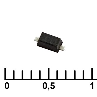 Малосигнальный переключающий диод CJ 1N4148W, 100 В, 0.15 А, корпус SOD-123
