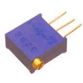 Подстроечный резистор RUICHI 3296X 1K, 15 оборотов