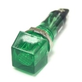 Лампочка неоновая в корпусе RUICHI N-802-G, 220 В, зелёная
