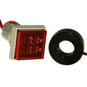 Цифровой LED вольтметр-амперметр переменного тока RUICHI DMS-205