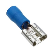 Клемма ножевая изолированная F-типа (гнездо) RUICHI FDD 2-250 мм, синяя