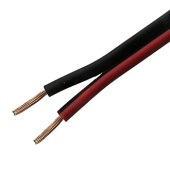 Акустический кабель RUICHI, 2x0.35 мм, CU+CCA, красно-чёрный