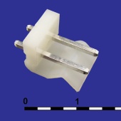 Разъём питания низковольтный RUICHI MPW-02 наклон 5.08 мм, 2 контакта