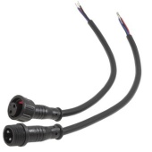 Разъемы герметичные кабельные (штекер-гнездо) RUICHI BLHK12-2PB, 2 контакта, IP67, 5 А, 250 В, черные