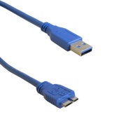 Компьютерный шнур RUICHI USB 3.0 A(m)-micro USB B(m), 1.8 м, чёрный