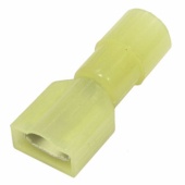 Клемма ножевая изолированная RUICHI FDFNY5.5-250, жёлтая