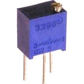 Подстроечный резистор RUICHI 3266W 20K, 15 оборотов