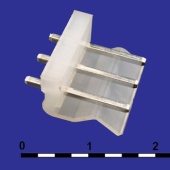 Разъём питания низковольтный RUICHI MPW-03 наклон 5.08 мм, 3 контакта
