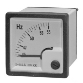 Частотомер RUICHI 45-55 Гц, 380 В, 48х48 мм, вертикальный