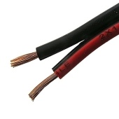 Акустический кабель RUICHI, 2x1.00 мм, CU+CCA, красно-чёрный