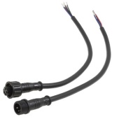 Разъемы герметичные кабельные (штекер-гнездо) RUICHI BLHK12-4PB, 4 контакта, IP67, 5 А, 250 В, черные