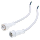 Разъемы герметичные кабельные (штекер-гнездо) RUICHI BLHK12-5PW, 5 контактов, IP67, 5 А, 250 В, белые