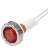 Лампочка неоновая в корпусе RUICHI N-305-R, 220 В, красная