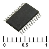 AD7192BRUZ-REEL, малошумящий аналого-цифровой преобразователь Analog Devices, 24- разрядный, сигма- дельта, корпус TSSOP-24