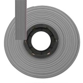 Кабель ленточный 9-проводный RUICHI шаг 1.27 мм сечение жила CU изоляция PVC цвет серый