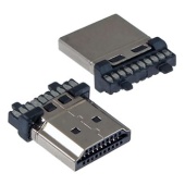 Разъём HDMI/DVI RUICHI HDMI AM - Welding, 20 контактов