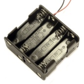 Батарейный отсек RUICHI BH383 AA 4x1+4x1 (BH608), открытый