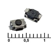 Тактовая кнопка RUICHI IT-1185AP, 5x3x2 мм, OFF-(ON), SPST, 50 мА, 12 В, 100 мОм