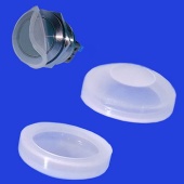 Колпачок защитный для антивандальных кнопок RUICHI PBS-28, диаметр 12 мм, чашечный, силикон