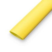 Трубка термоусаживаемая с клеевым слоем RUICHI, диаметр 6 мм, цвет желтый, 1 м