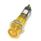 Лампочка неоновая в корпусе RUICHI N-814-Y, 220 В, жёлтая
