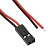 Межплатный кабель питания (розетка-под пайку) RUICHI BLS-2, AWG26, с шагом 2,54 мм, 0.3 м