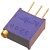 Подстроечный резистор RUICHI 3296W 1K, 25 оборотов