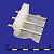 Разъём питания низковольтный RUICHI MPW-03 наклон 5.08 мм, 3 контакта