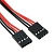 Межплатный кабель питания соединительный (розетка-розетка) RUICHI BLS-4, AWG26, с шагом 2,54 мм, 0.3 м