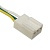 Межплатный кабель питания (розетка) трехполюсный RUICHI HU-03, AWG26, с шагом 2,54 мм, 0,3 м