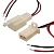 Комплект межплатного кабеля питания (вилка-розетка) двухполюсный RUICHI, серия 1007, AWG24, с шагом 2x2.85 мм, 0.3 м