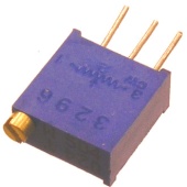Подстроечный резистор RUICHI 3296W 200R, 25 оборотов